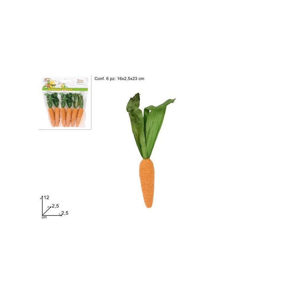 CAROTA CORDONCINO 12CM SET 6PZ